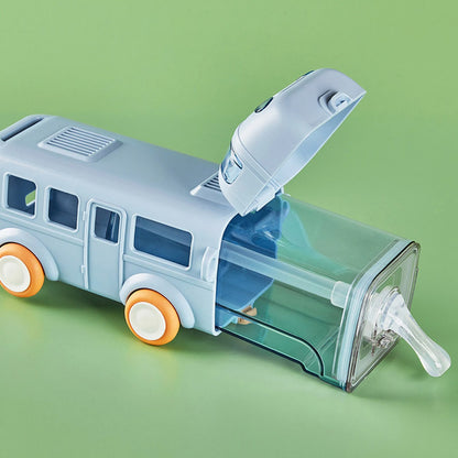 Portable Bus Water Bottle with Straw & Strap Regular price