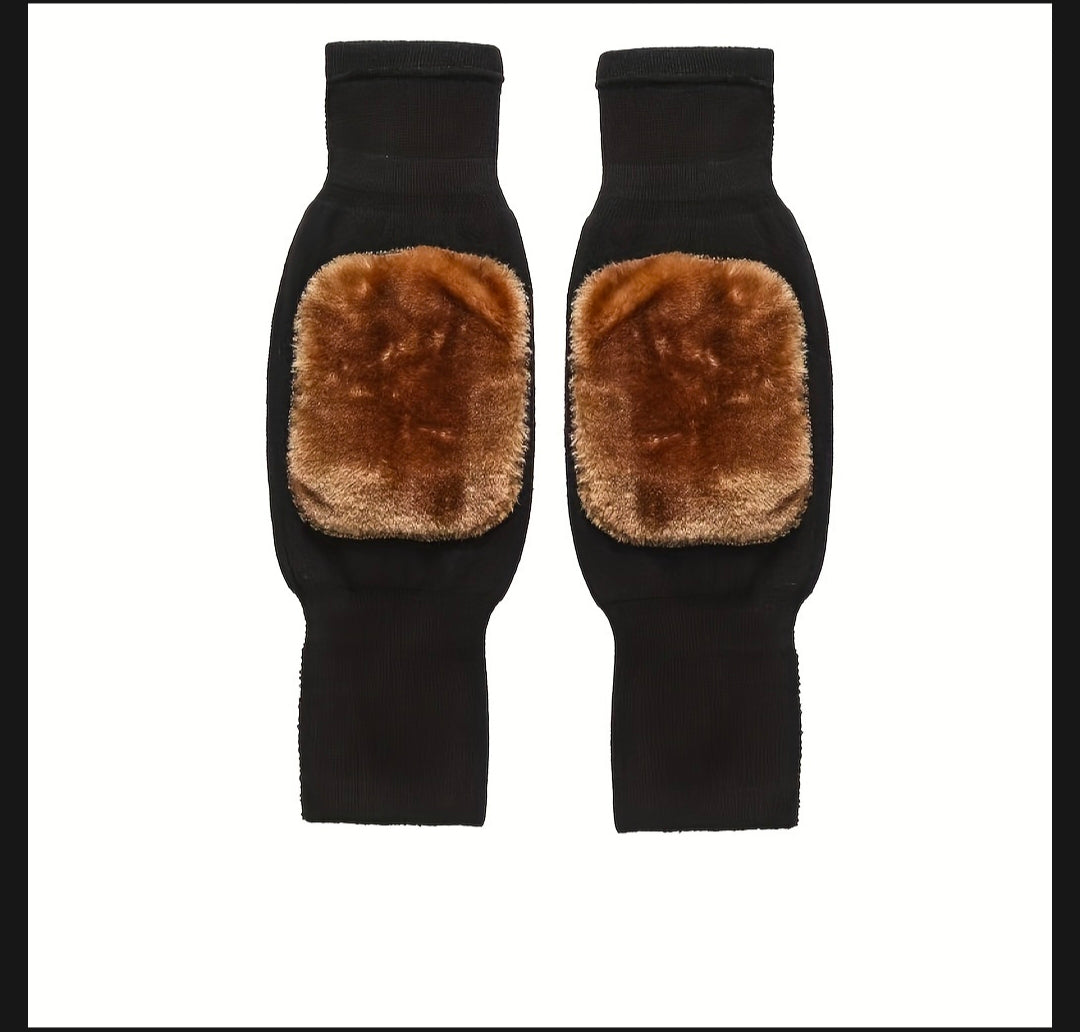Winter Warm Knee Pads for Men And Women - Wool Material, Hand Washable, Elastic, No Feathers