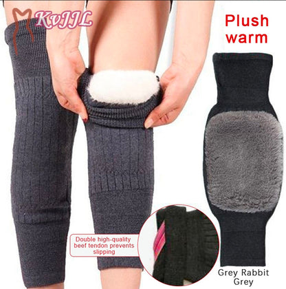 Winter Warm Knee Pads for Men And Women - Wool Material, Hand Washable, Elastic, No Feathers